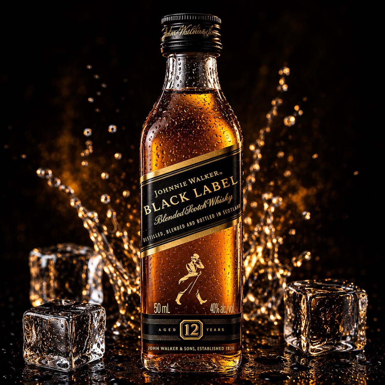 Johnnie Walker Black Label 50 ML - Drank Shop